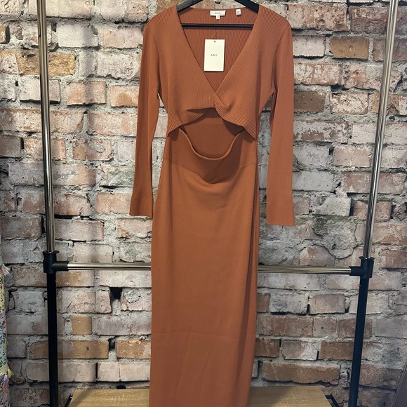 A.L.C. Madison Dress in Terracotta size large NWT - Picture 8 of 8